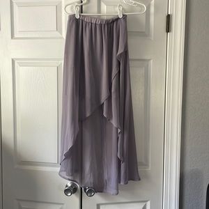 High low skirt